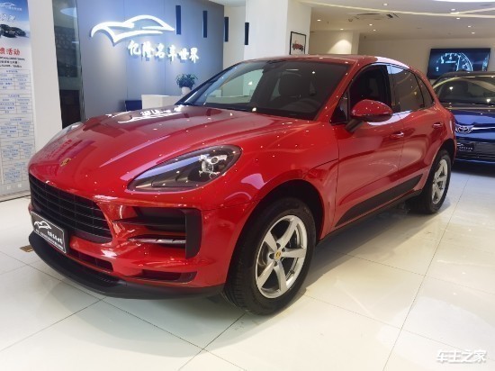 武汉亿隆2021款保时捷macan20t胭脂红展厅现车月底促销价格优秀
