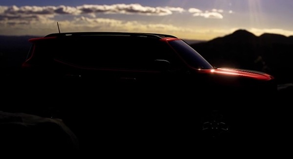 新款Jeep自由侠预告图曝光 将2022年一季度海外亮相