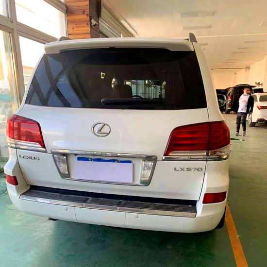 0815老款凌志lx570外观老改新案例天津雷克萨斯570老款升级新款