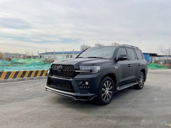 08-21款丰田酷路泽改装升级黑武士外观包围内饰翻新 天津港改装厂_车