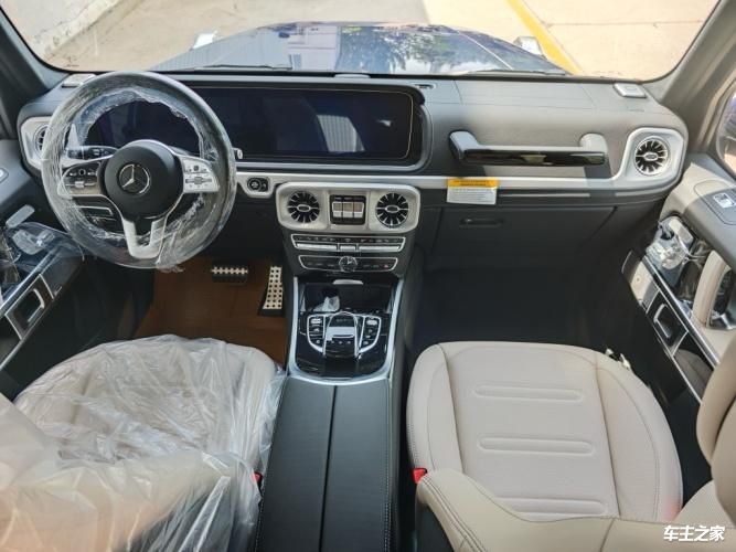 24款奔驰G400d  柴油 韩版 蓝/米天津现车报价160万起售