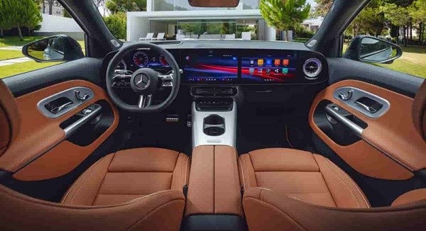全新一代奔驰GLB内饰官图发布 将12月8日首发亮相