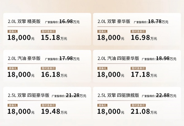 丰田新款RAV4荣放广州车展上市 售价16.98-22.88万