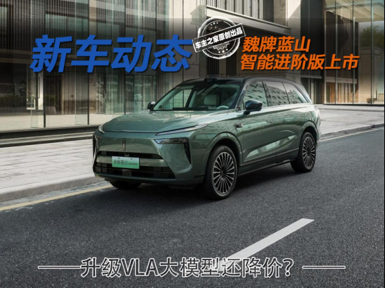 降价2.4万还升级VLA大模型！魏牌蓝山智能进阶版香不香？