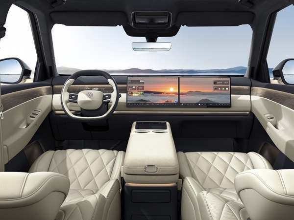 上汽大众ID. ERA 9X内饰官图发布 采用六座布局